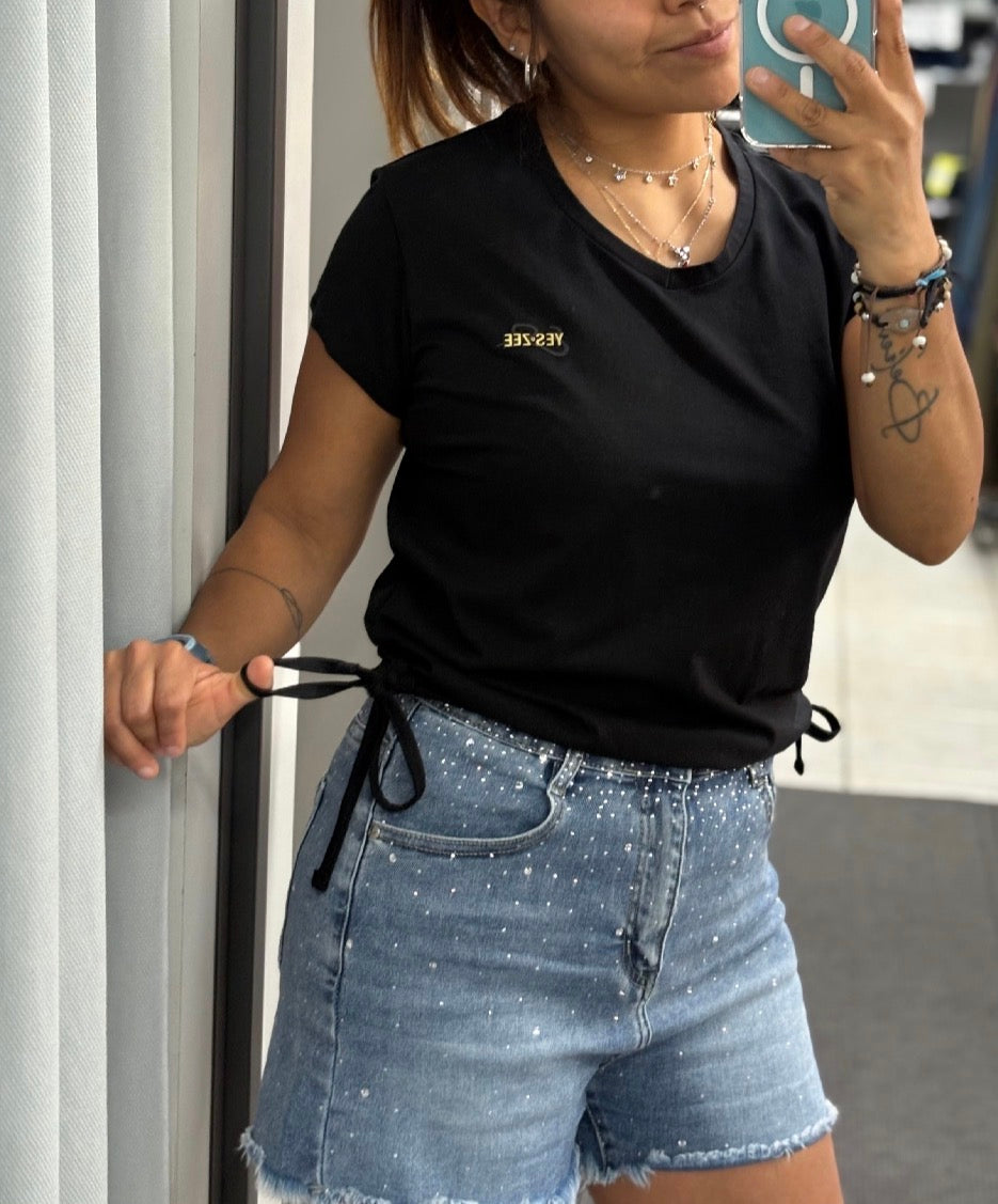 T-shirt donna coulisse YES ZEE