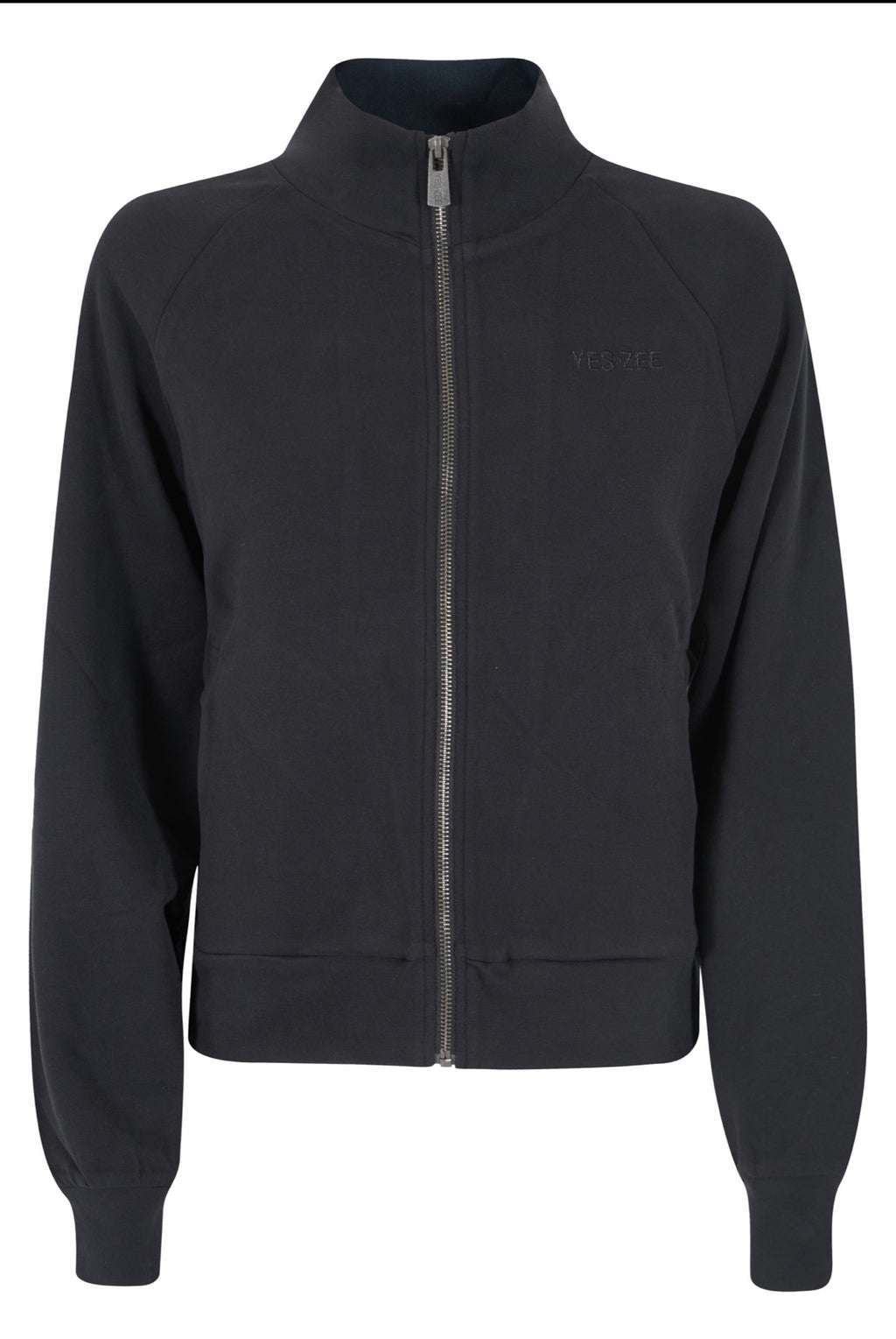 Felpa donna zip intera raglan YES ZEE
