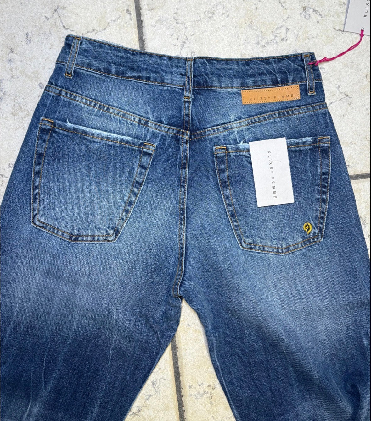 Jeans donna Rosy risvolto KLIXS JEANS