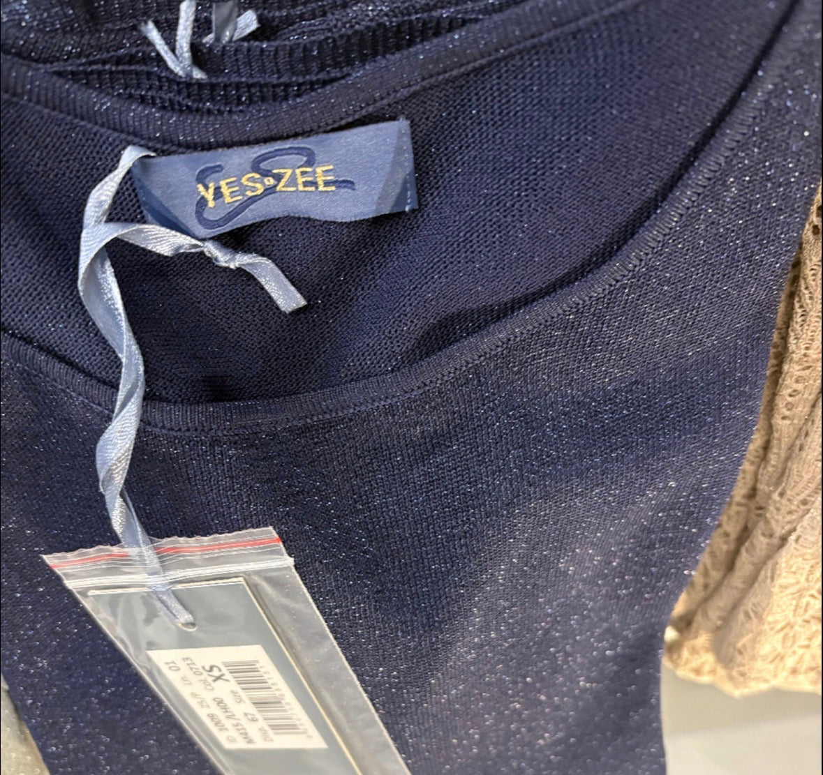 Maglia donna barchetta lurex YES ZEE
