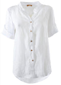 Camicia donna misto Lino YES ZEE