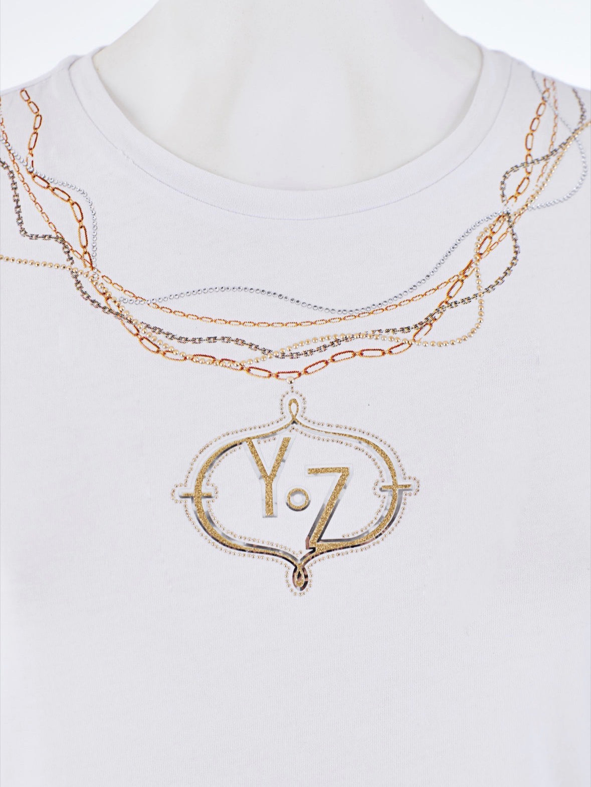 T-shirt donna stampa collana YES ZEE