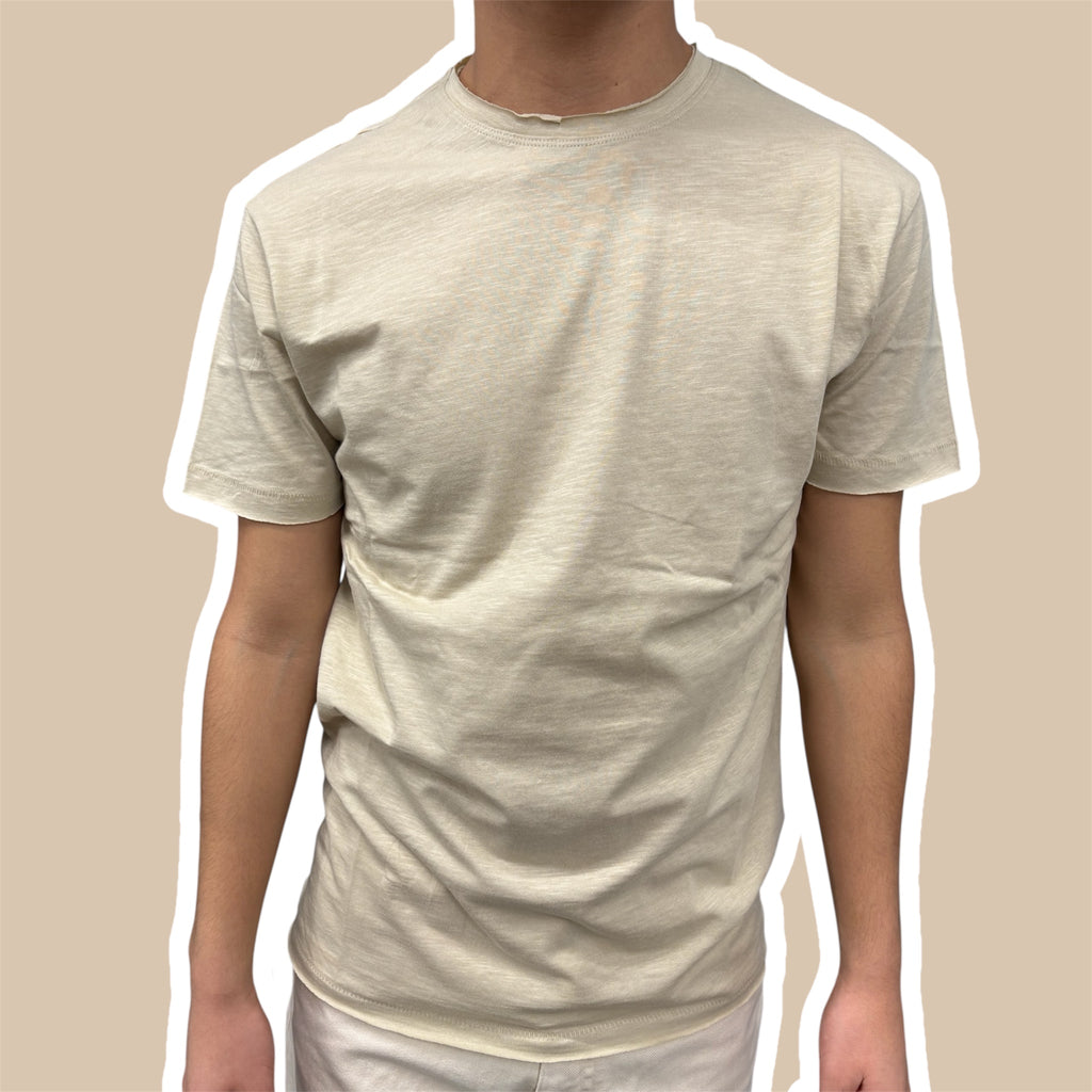 T-shirt Uomo cotone fiam. basic YES ZEE