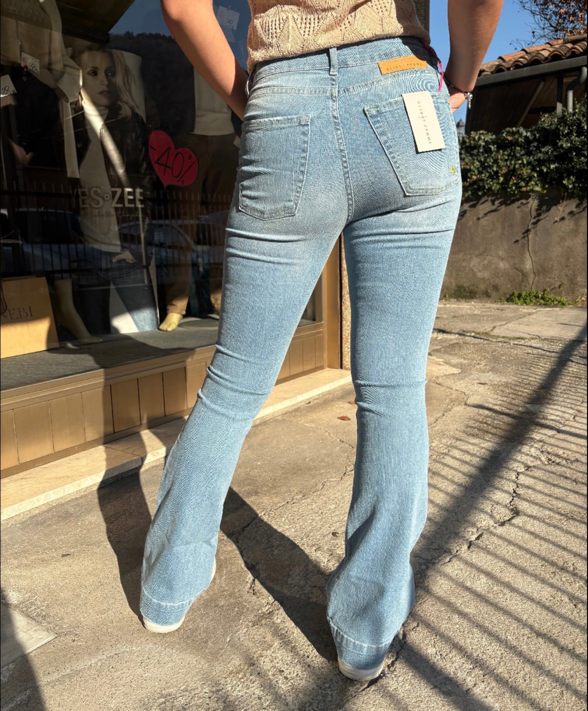 Jeans donna zampa Giusy KLIXS JEANS