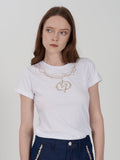 T-shirt donna stampa collana YES ZEE