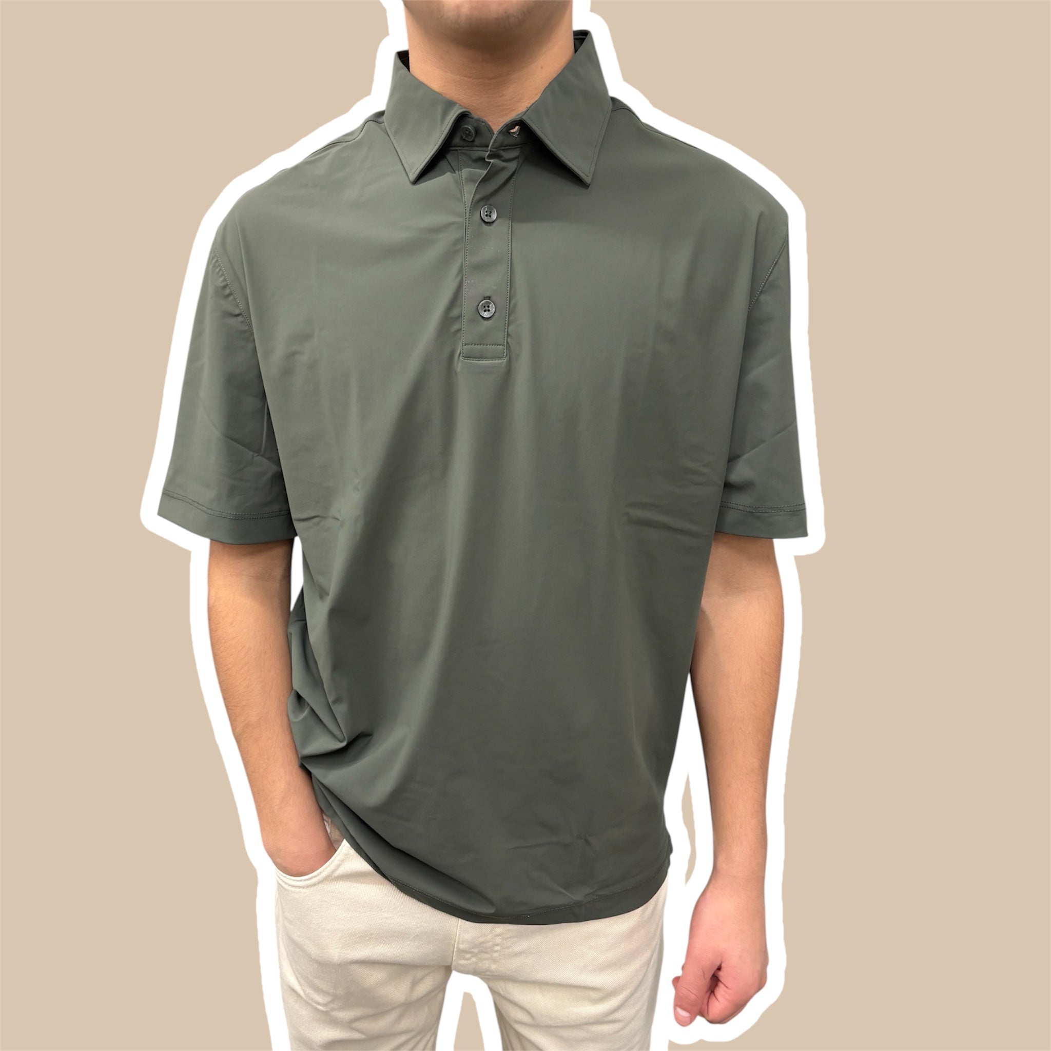 T-shirt polo uomo bi-stretch YES ZEE