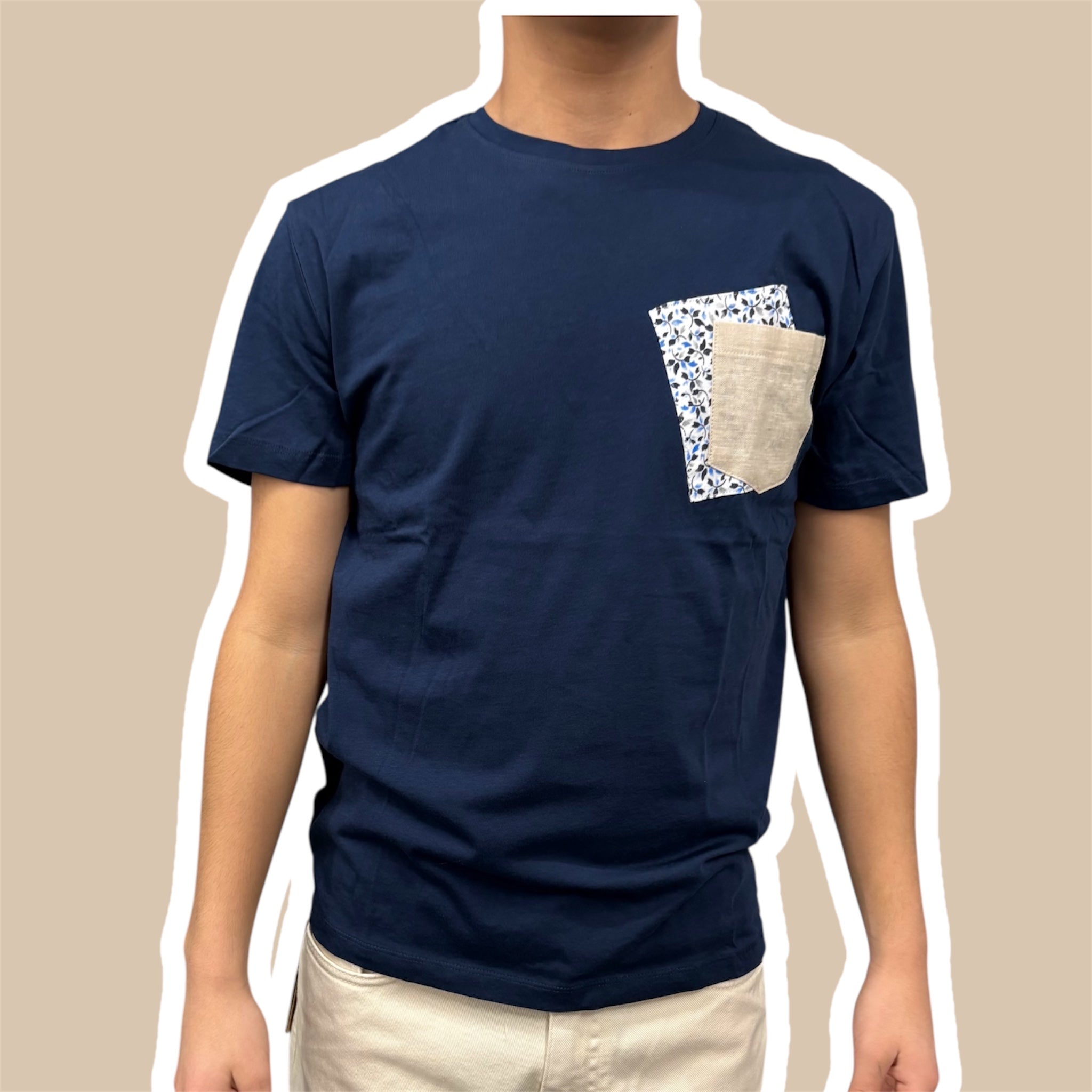T-shirt uomo m/c taschino YES ZEE
