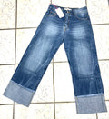 Jeans donna Rosy risvolto KLIXS JEANS