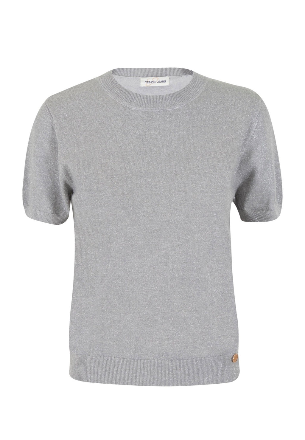 Maglia donna manica corta lurex YES ZEE