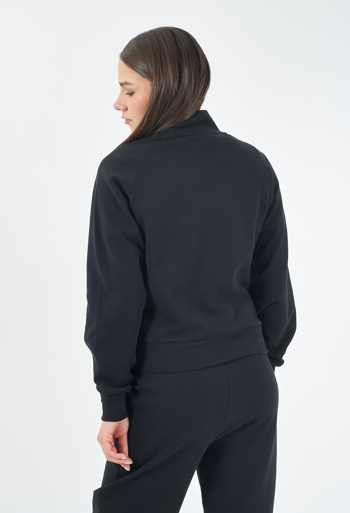 Felpa donna zip intera raglan YES ZEE