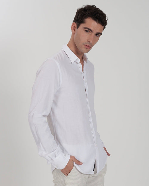 Camicia uomo misto Lino YES ZEE