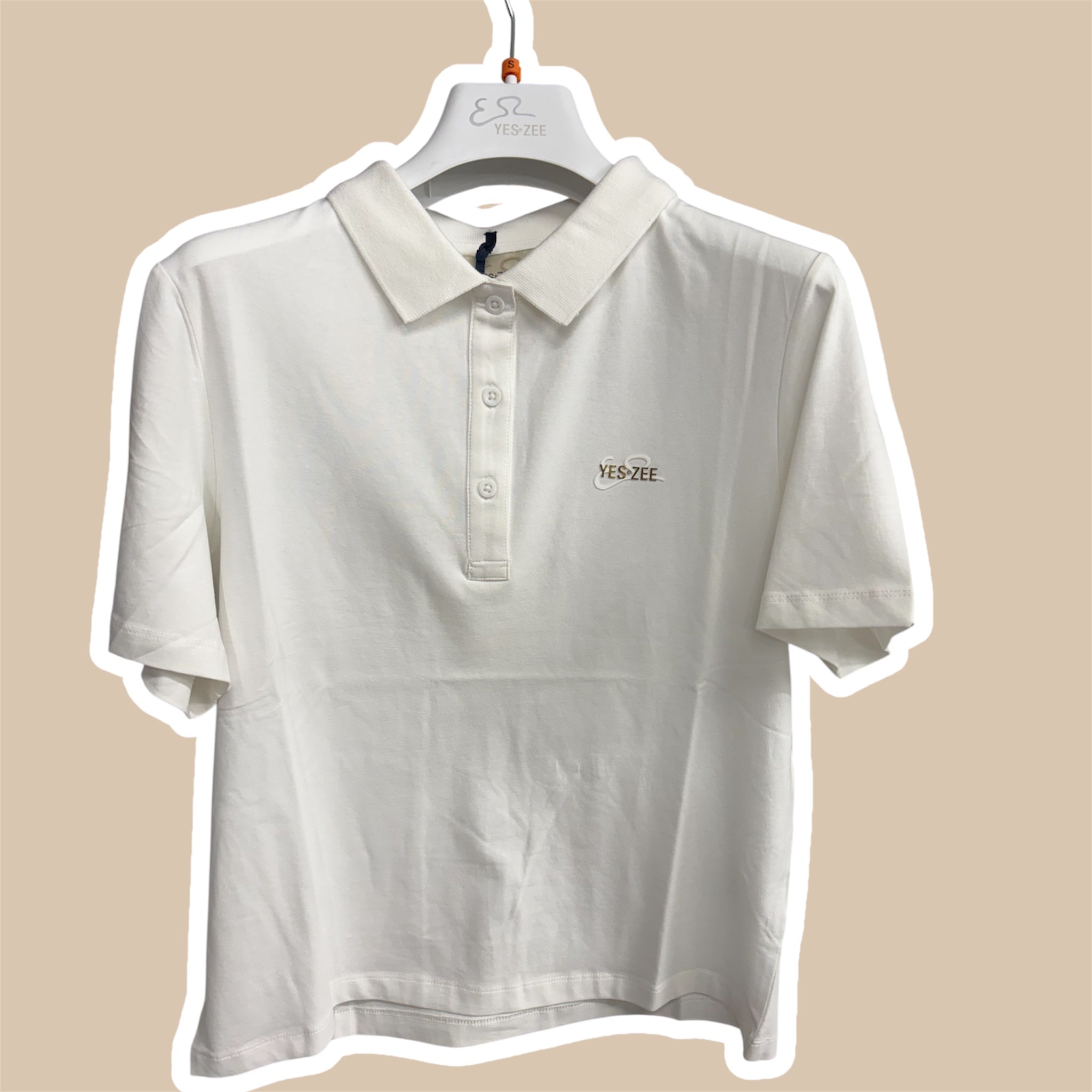 T-shirt Polo donna m/c YES ZEE