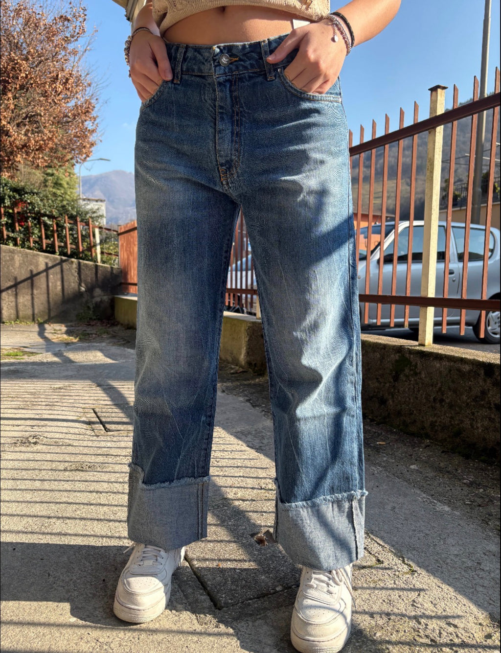 Jeans donna Rosy risvolto KLIXS JEANS
