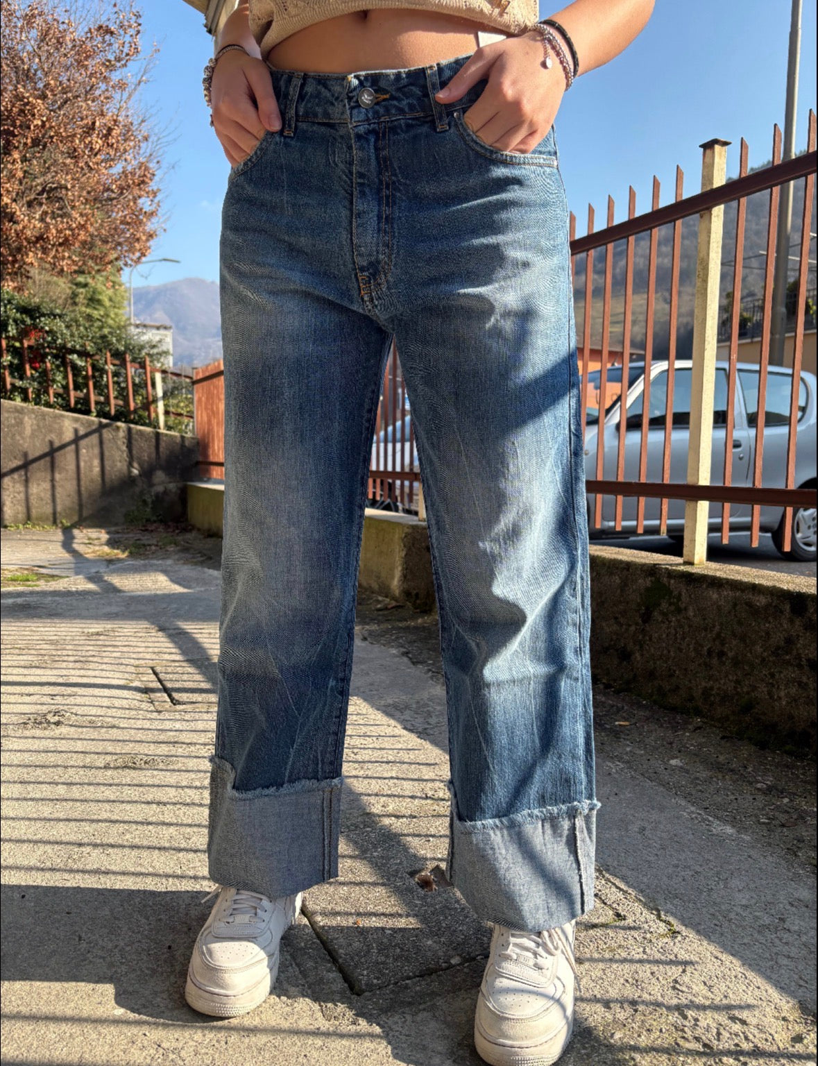 Jeans donna Rosy risvolto KLIXS JEANS