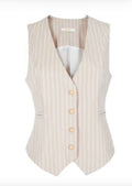 Gilet donna gessato YES ZEE