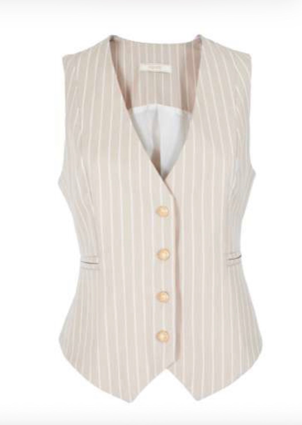 Gilet donna gessato YES ZEE