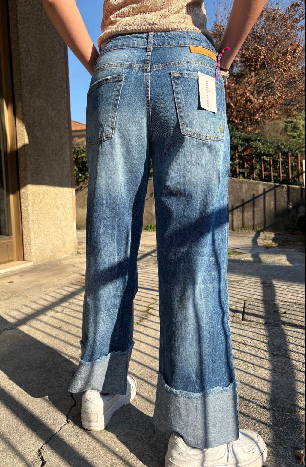 Jeans donna Rosy risvolto KLIXS JEANS