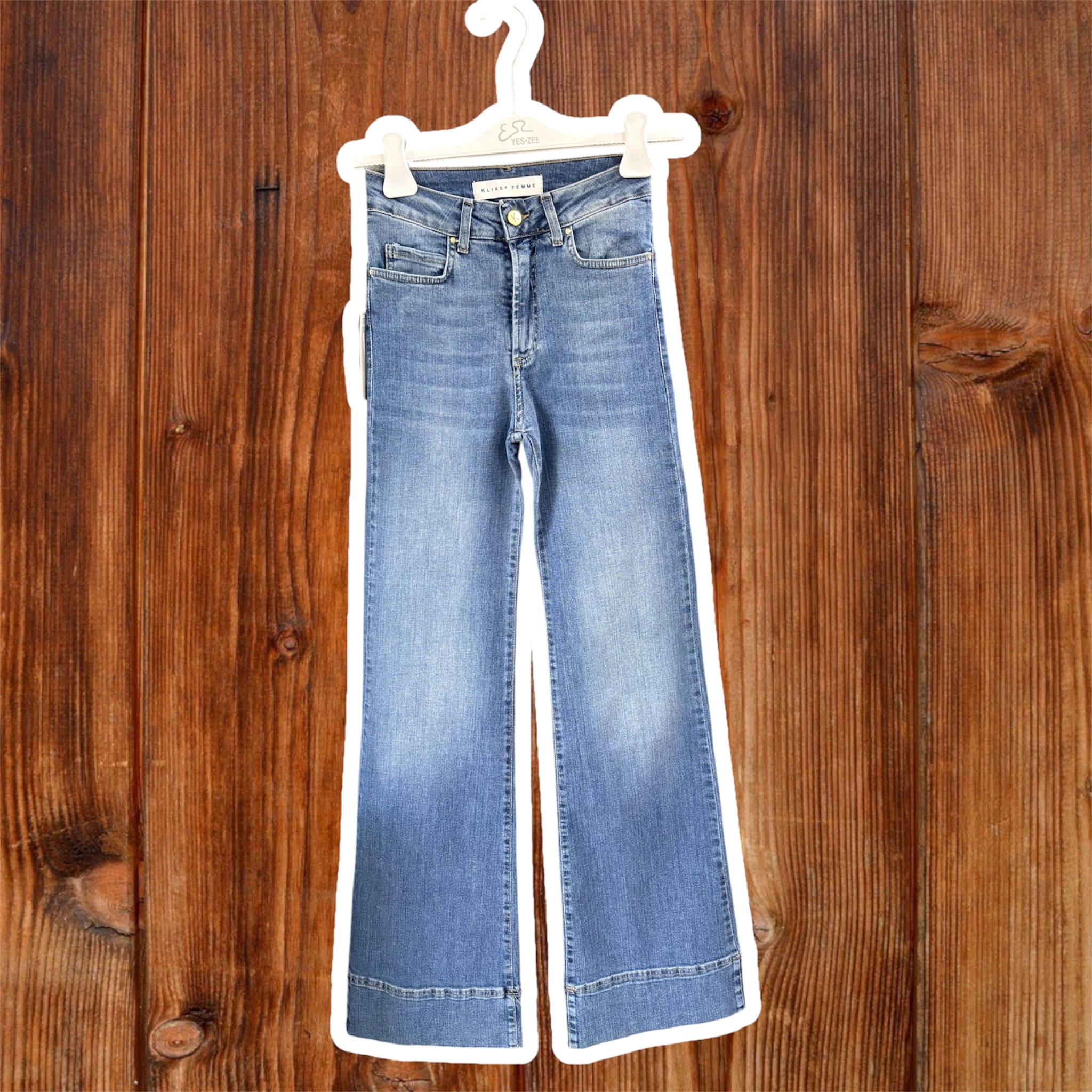 Jeans donna Giusy zampa KLIXS JEANS
