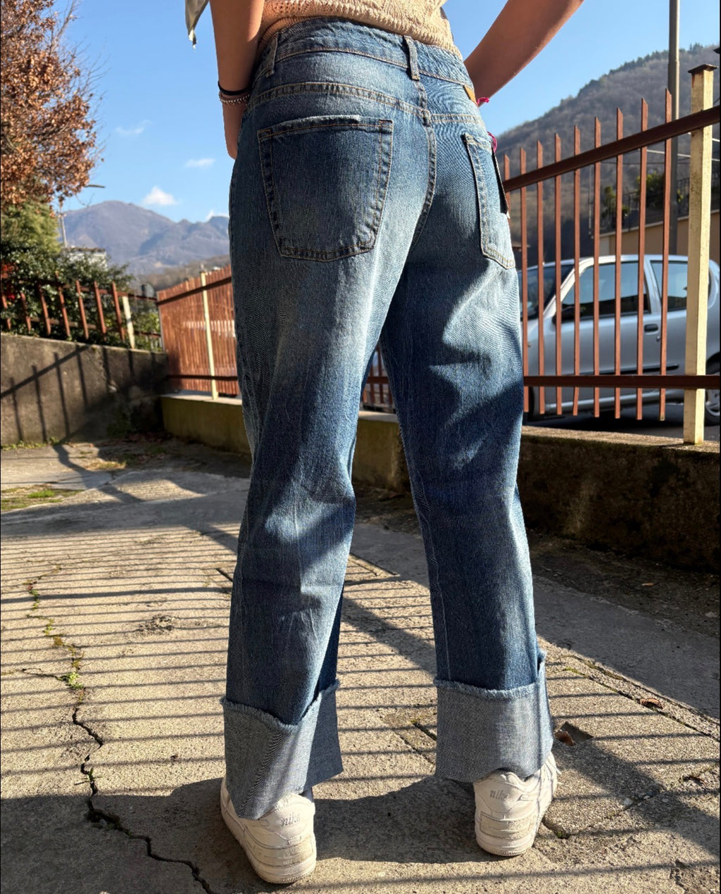 Jeans donna Rosy risvolto KLIXS JEANS