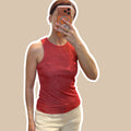 Canotta donna costine lurex NHEBYNA