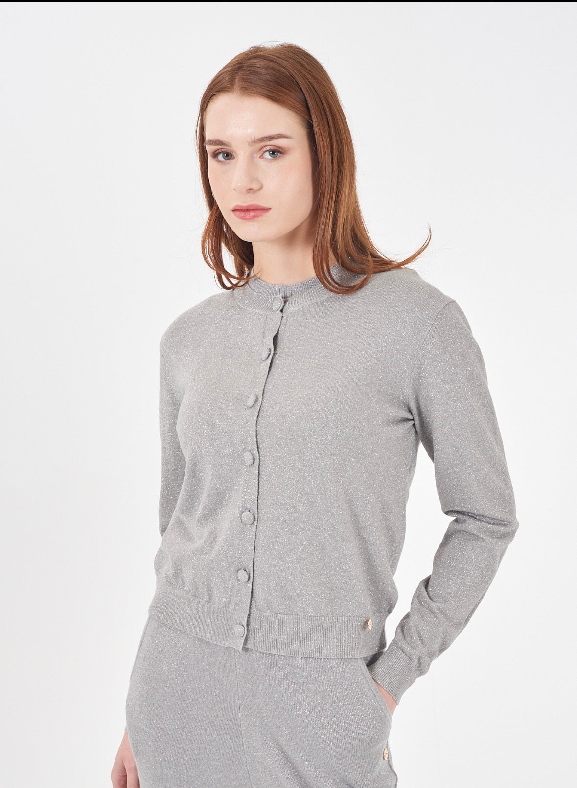 Cardigan donna lurex YES ZEE