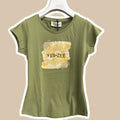 T-shirt donna manica corta logo d’orato YES ZEE