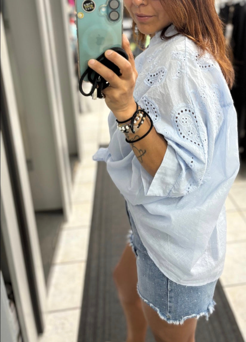 Camicia donna San gallo NANEBI