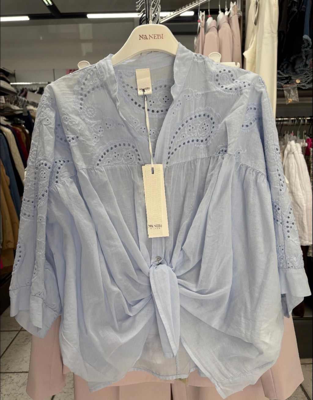 Camicia donna San gallo NANEBI