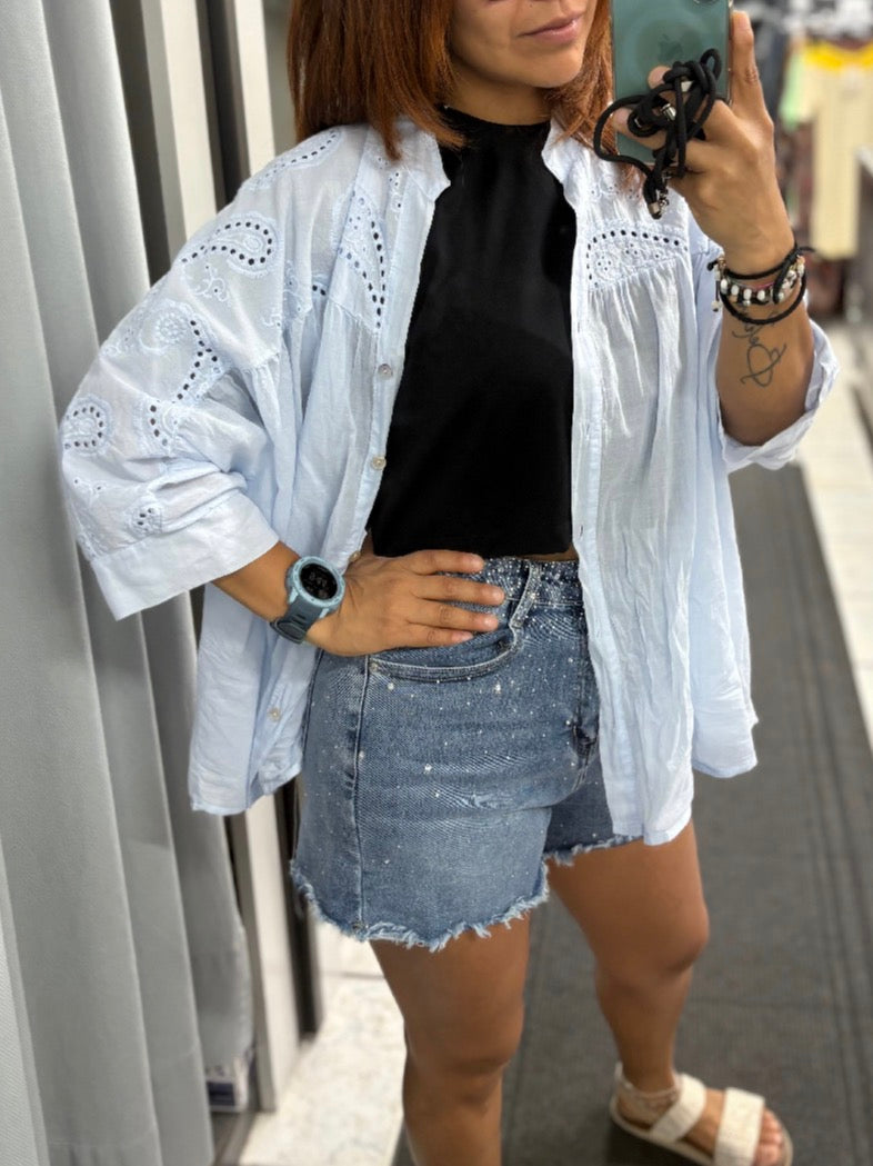 Camicia donna San gallo NANEBI