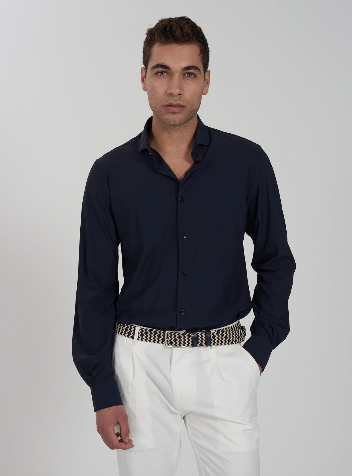 Camicia uomo no stiro YES ZEE