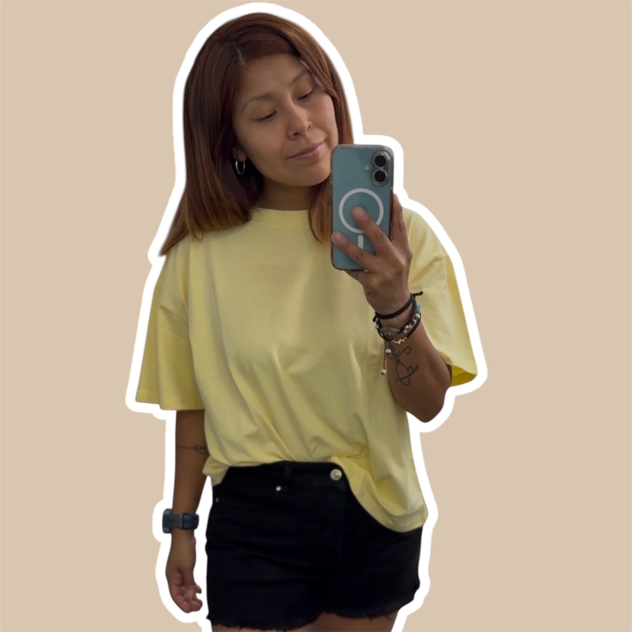 T-shirt donna over NHEBYNÀ
