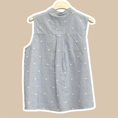 Camicia donna smanicata lyocell YES ZEE
