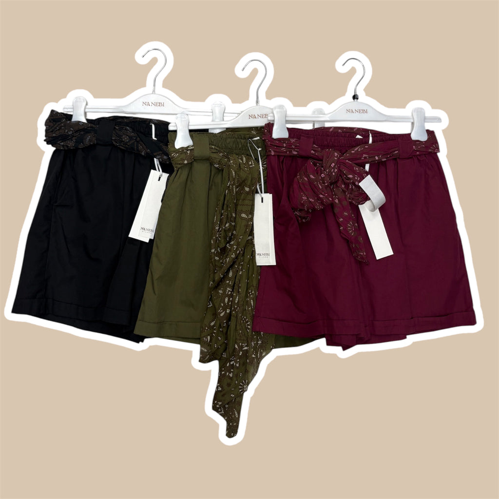 Short donna cintura bandana NANEBI