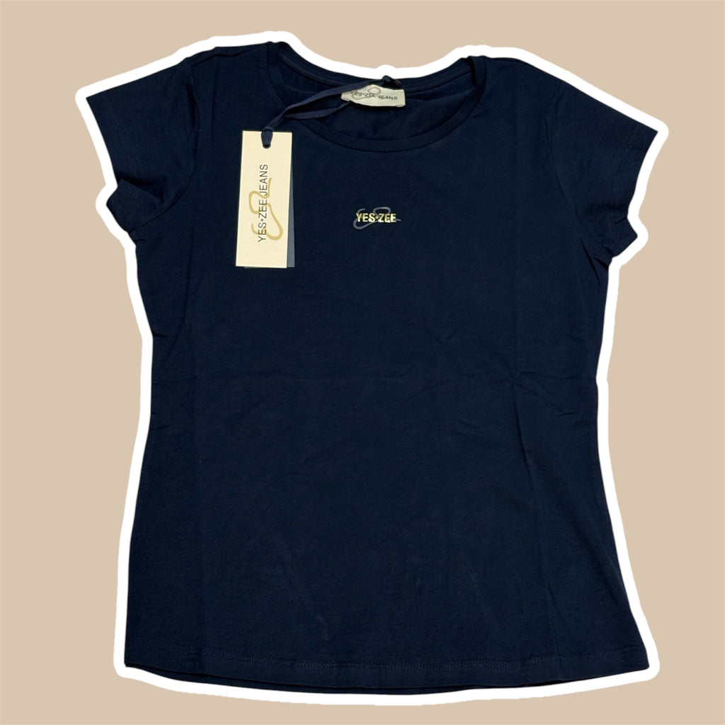 T-shirt donna basic elasticizzata YES ZEE
