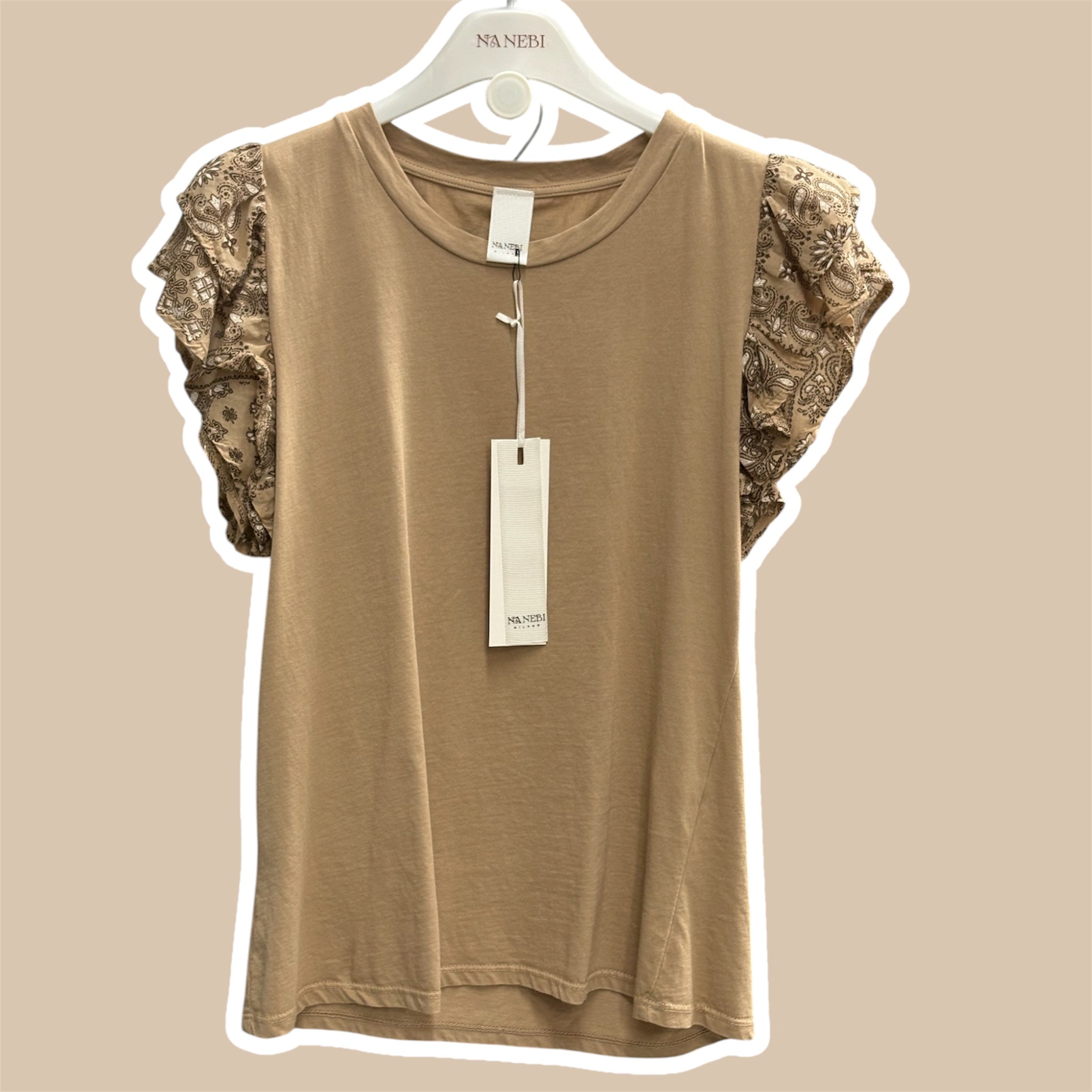 T-shirt donna bandana aletta NANEBI
