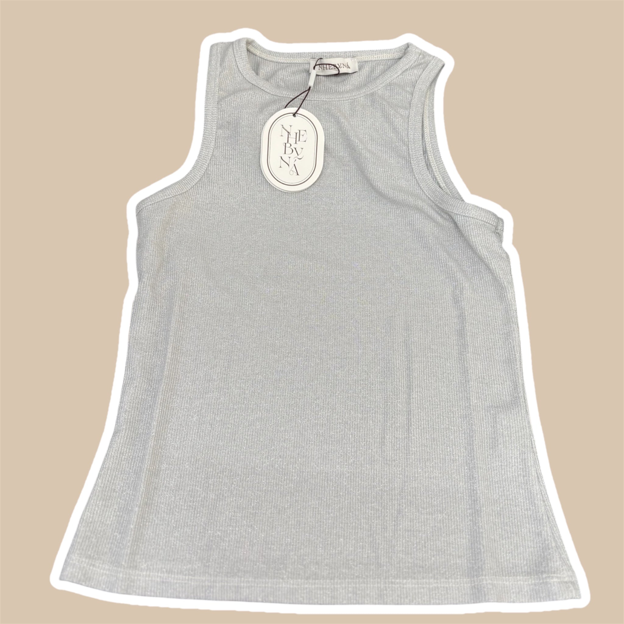 Canotta donna costine lurex NHEBYNA