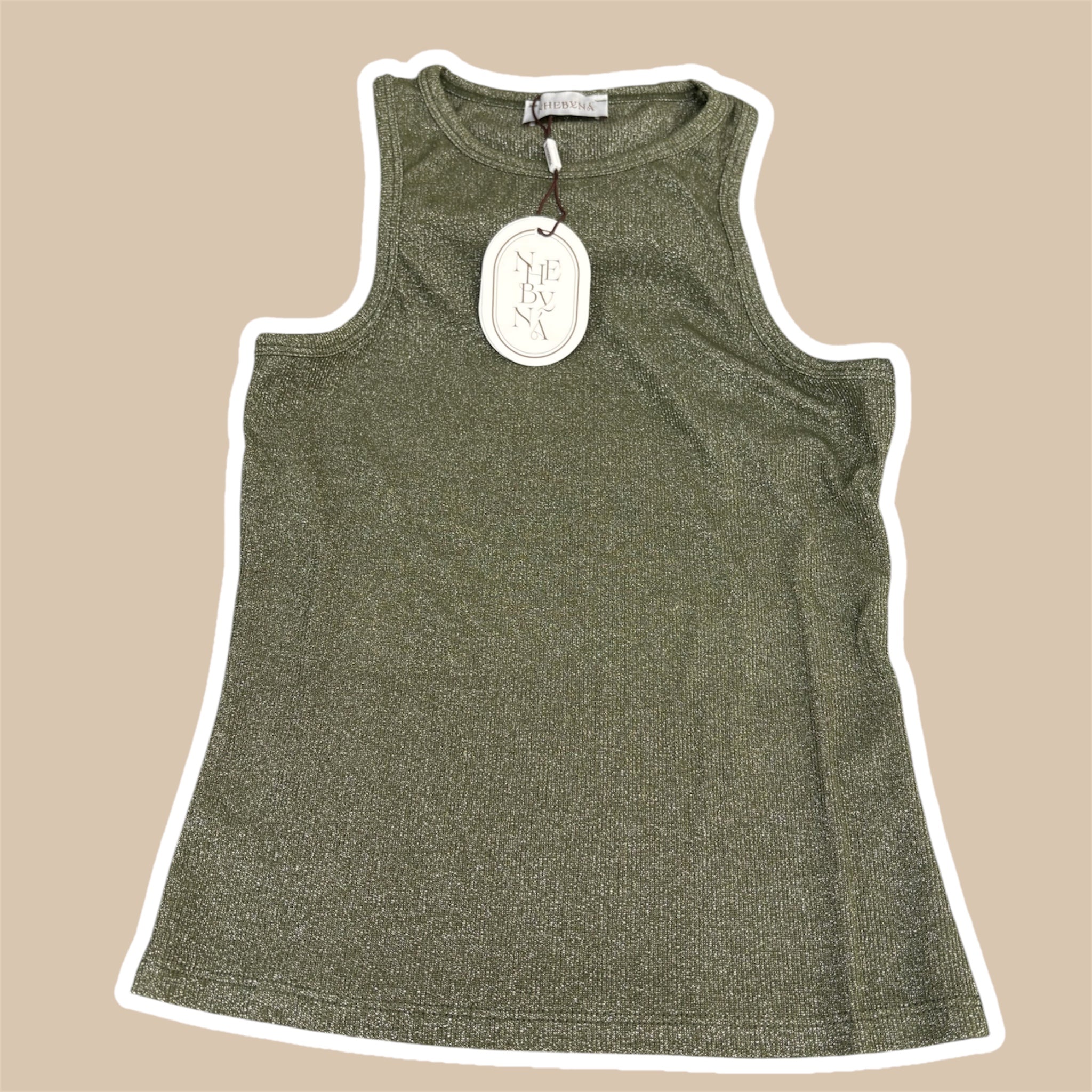 Canotta donna costine lurex NHEBYNA