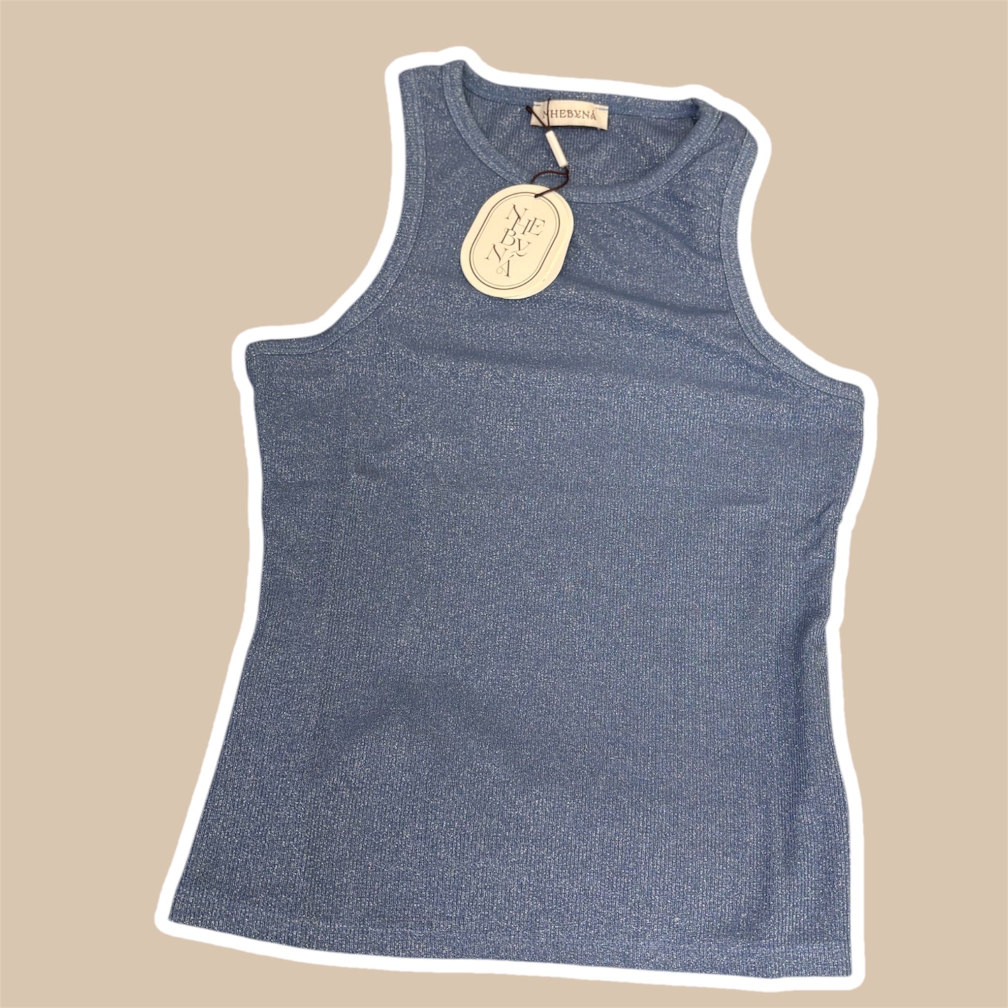Canotta donna costine lurex NHEBYNA
