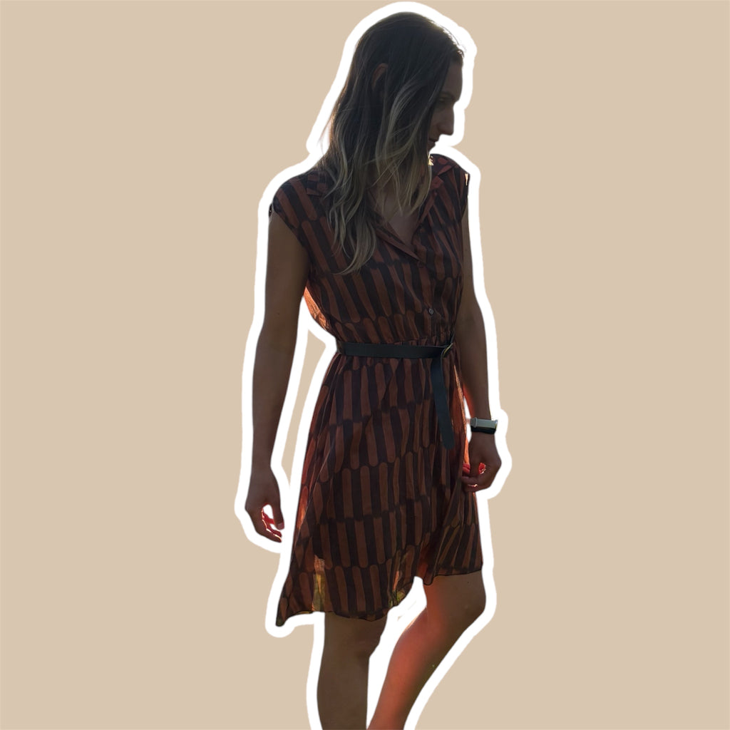 Abito donna cintura in vita corto