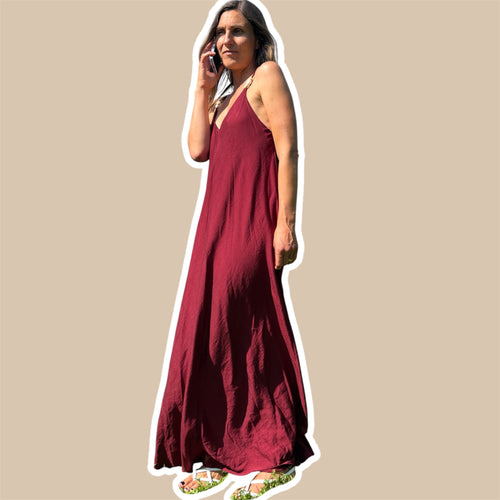 Abito donna Dani lungo con spalline