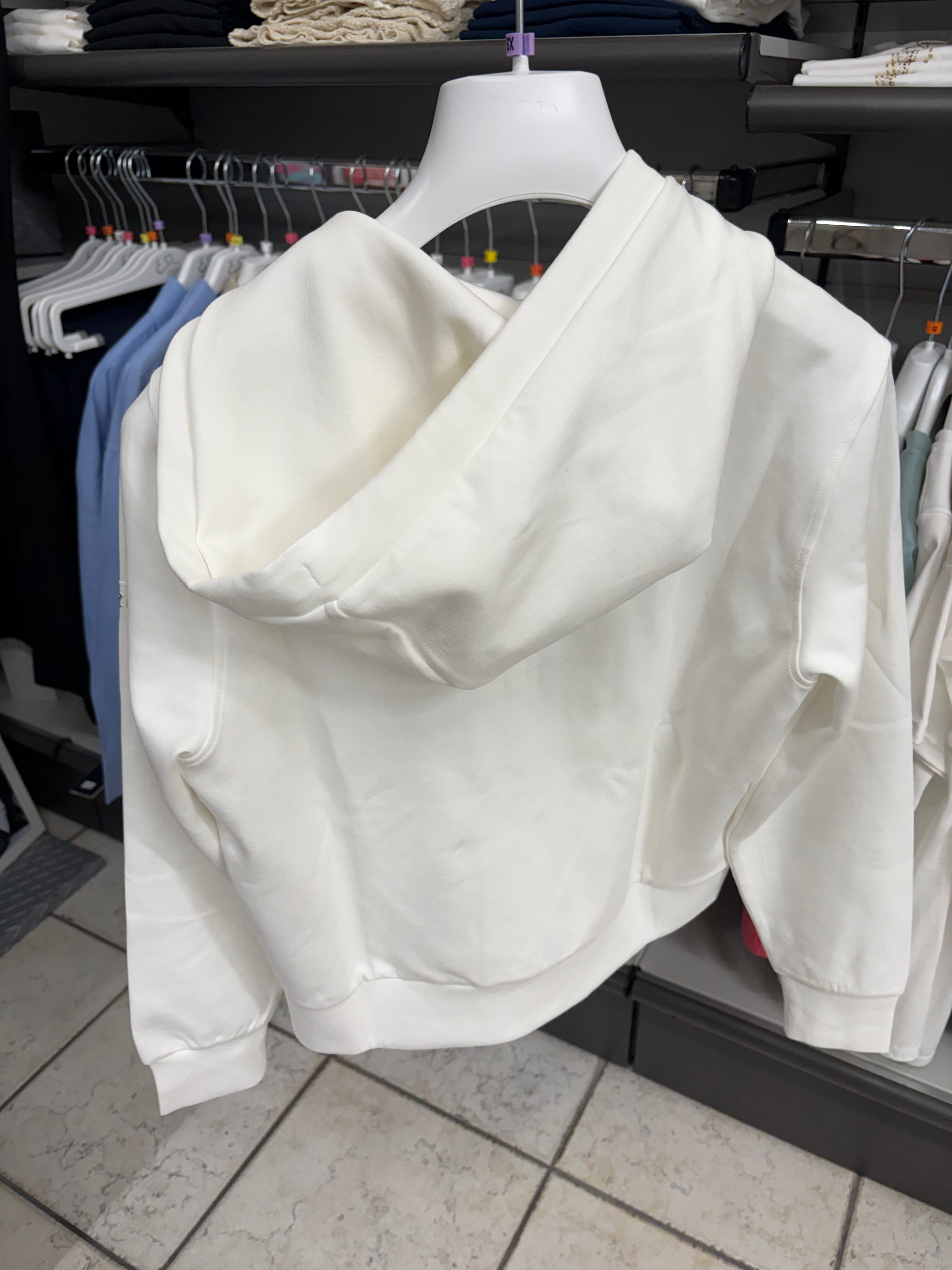 Felpa donna zip intera con cappuccio logo spalla YES ZEE