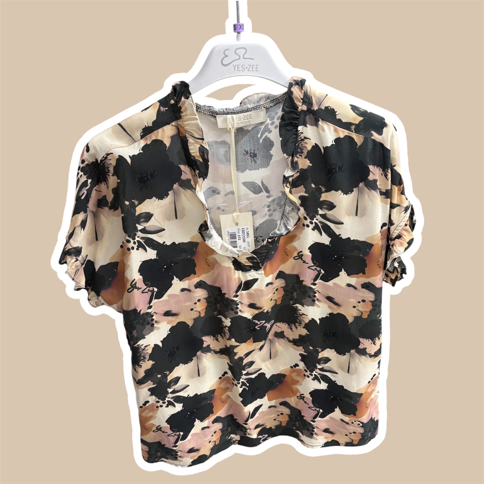Camicia donna scollo V YES ZEE