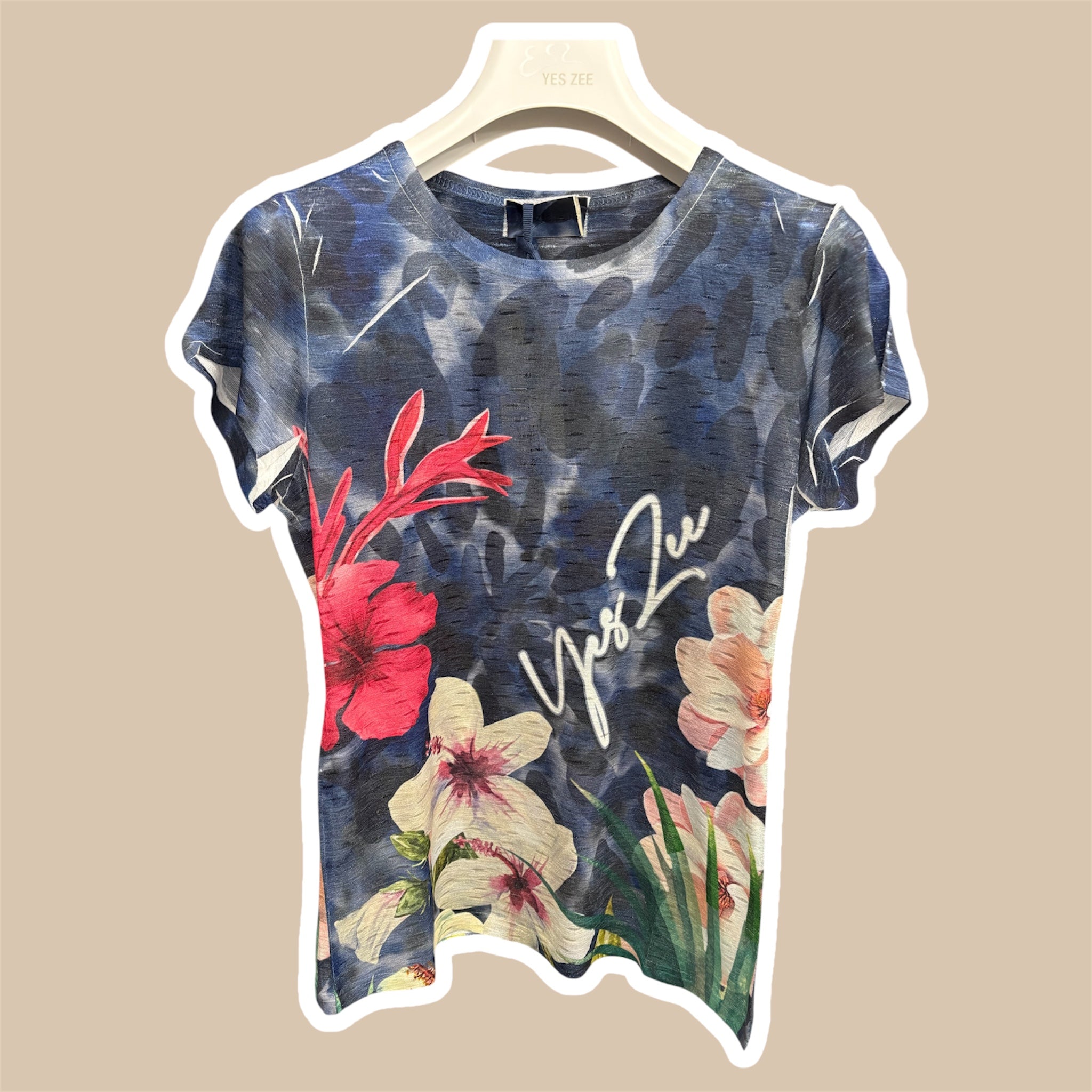 T-shirt donna m/c sublimatica YES ZEE