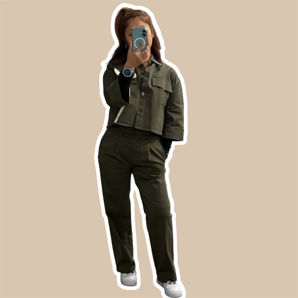 Pantalone donna gamba dritta larga YES ZEE