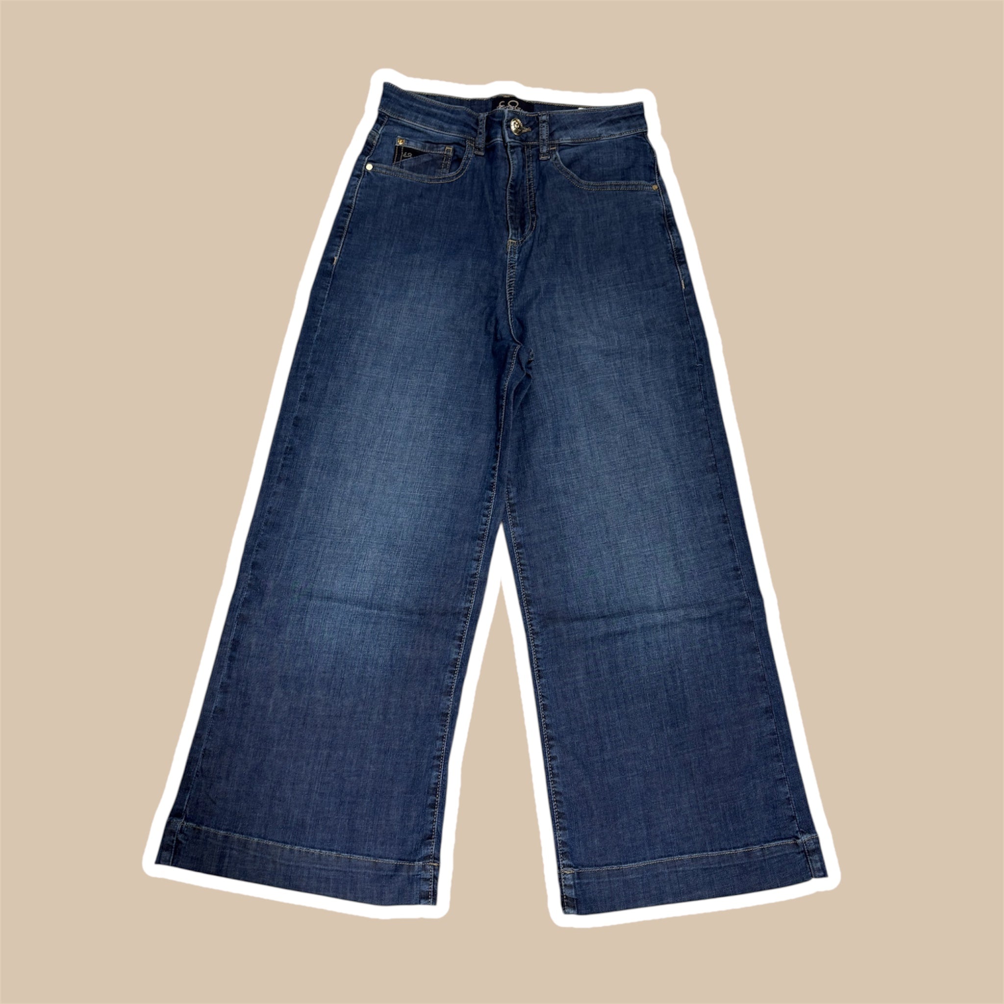 Jeans donna wide leg YES ZEE