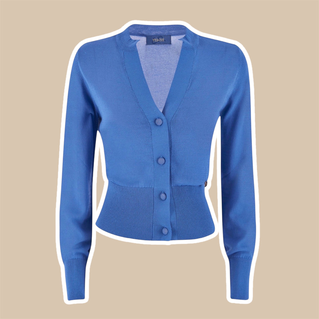 Maglia cardigan crop donna YES ZEE