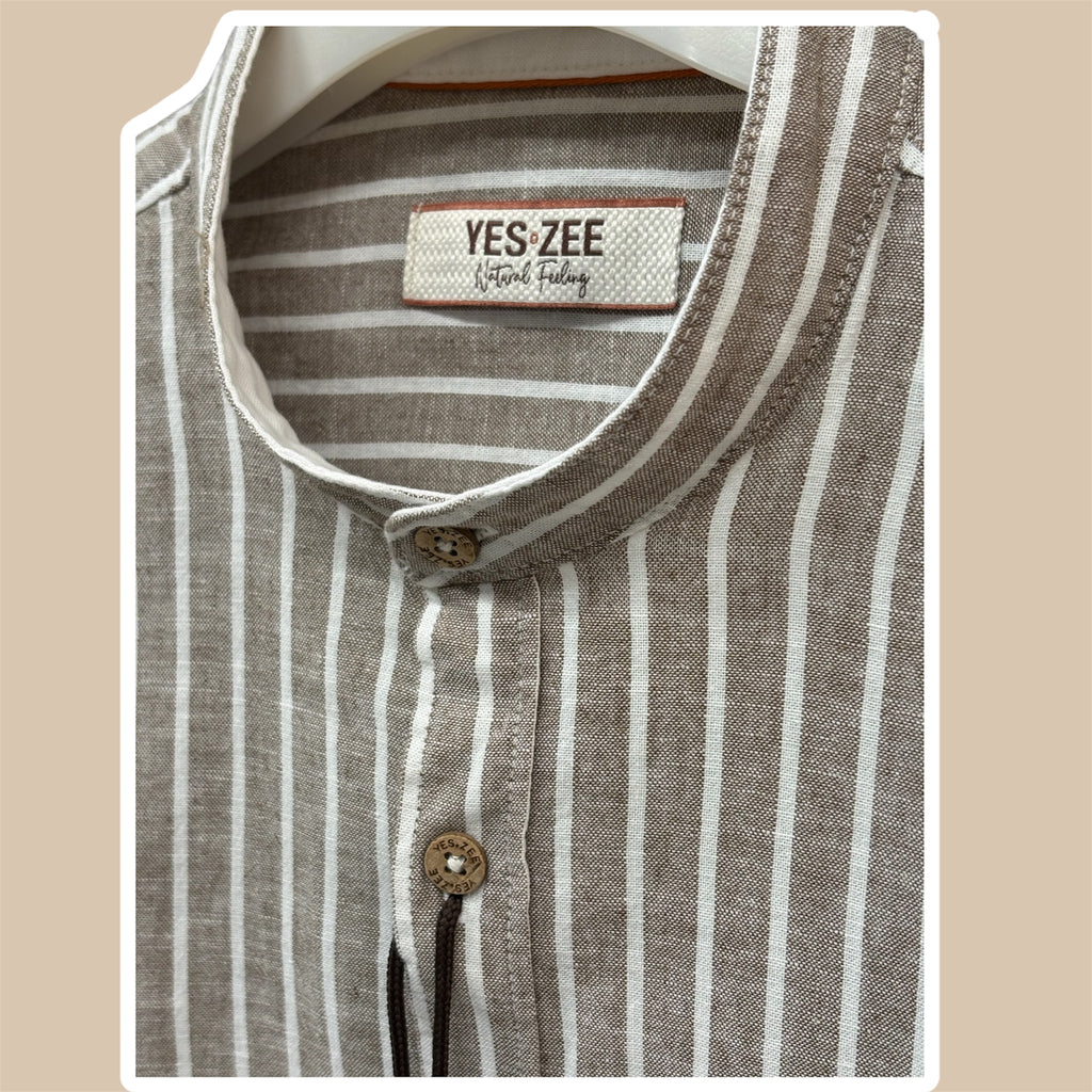 Camicia uomo misto lino YES ZEE