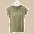 T-shirt donna manica corta YES ZEE