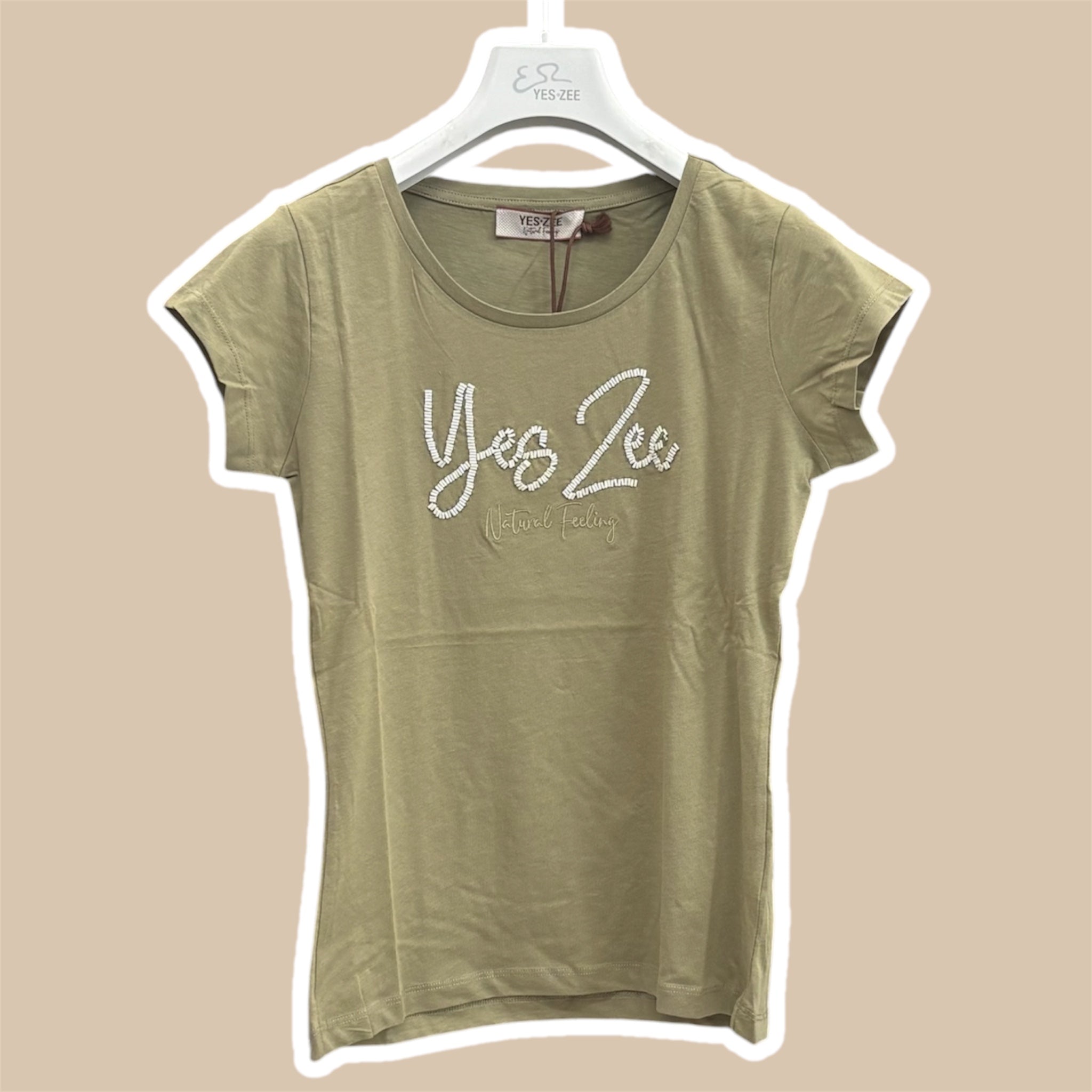 T-shirt donna manica corta YES ZEE