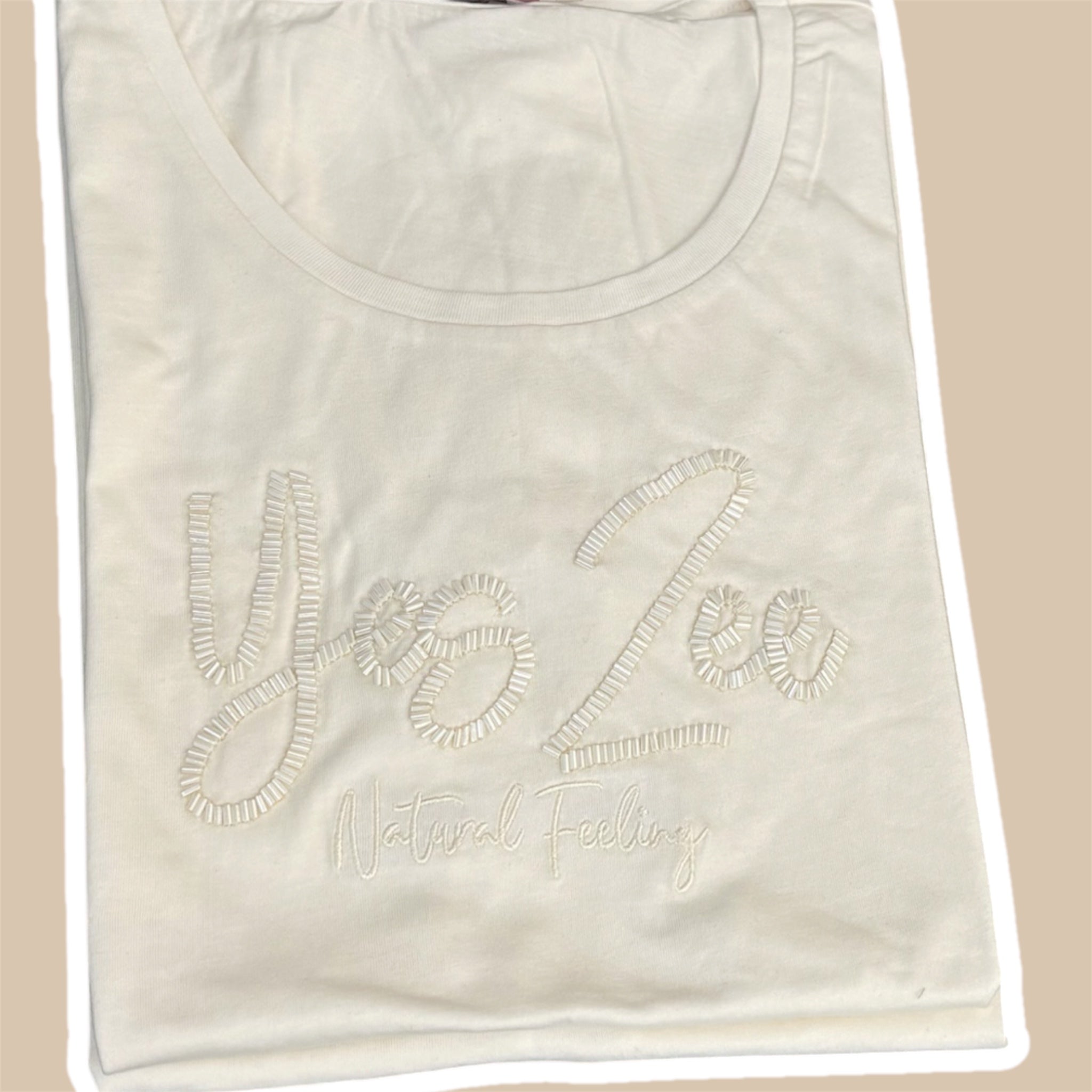 T-shirt donna manica corta YES ZEE